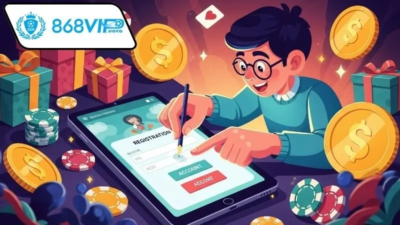 Ưu Đãi Đăng Ký 868vip Cực Hấp Dẫn 2 Ưu đãi đăng ký 868vip cho tân thủ